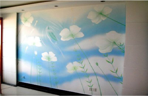 榆林市画墙绘怎么画好白云的蓬松感？