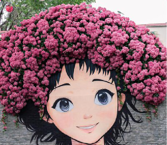 榆林市墙体彩绘-网红墙打卡