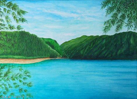 榆林市在墙绘中，如何绘画绿水青山？